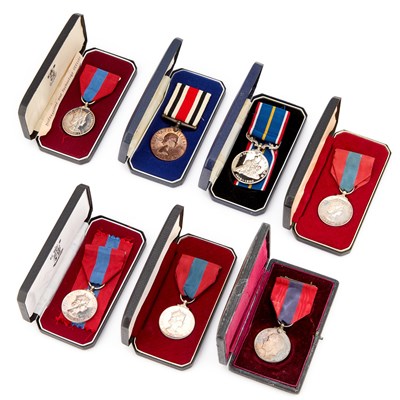 Lot 18 - A GROUP OF IMPERIAL SERVICE MEDALS