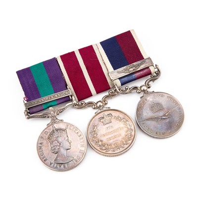 Lot 43 - AN ELIZABETH II RAF MEDAL GROUP