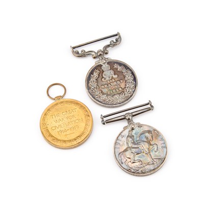 Lot 33 - A FIRST WORLD WAR MILITARY MEDAL (MM) GROUP
