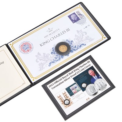 Lot 5 - A HARRINGTON & BYRNE KING CHARLES III CORONATION PROOF SOVEREIGN