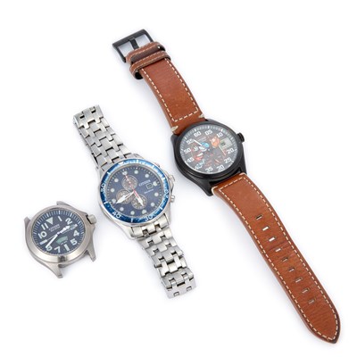 Lot 635 - THREE CITIZEN WATCHES