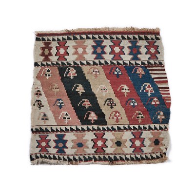 Lot 963 - A SMALL PERSIAN RUG
