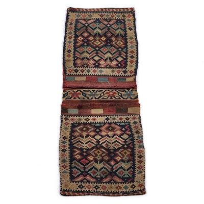 Lot 950 - A PAIR OF PERSIAN SADDLE BAGS