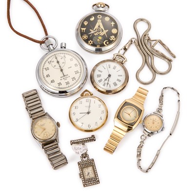 Lot 593 - A GROUP OF WATCHES