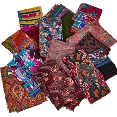Lot 58 - A COLLECTION OF LIBERTY WOOL SCARVES