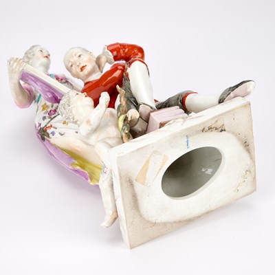 Lot 210 - A BERLIN PORCELAIN FIGURE GROUP, 19TH CENTURY