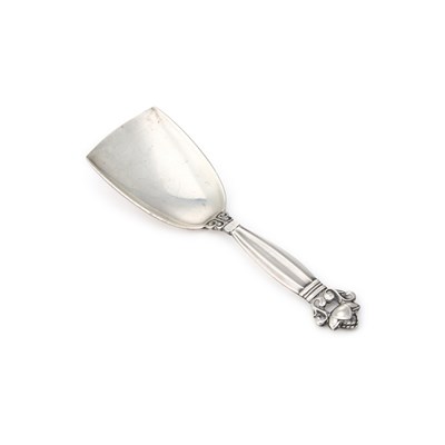 Lot 262 - A DANISH SILVER CADDY SPOON