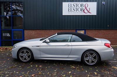 Lot 2 - A BMW 6-SERIES CONVERTIBLE CAR, 640i