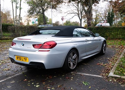 Lot 2 - A BMW 6-SERIES CONVERTIBLE CAR, 640i
