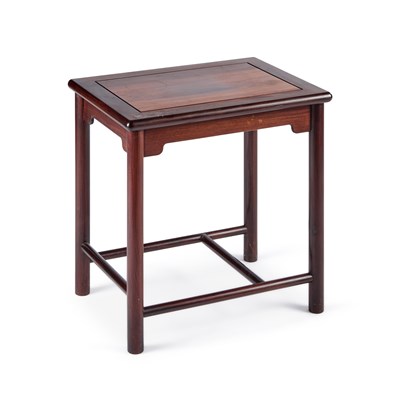 Lot 1029 - A CHINESE HARDWOOD SIDE TABLE