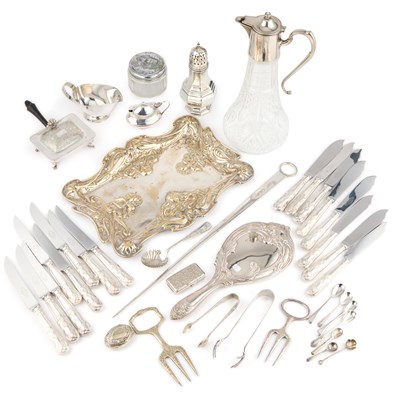 Lot 322 - A COLLECTION OF SILVER-PLATE