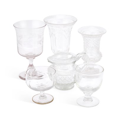 Lot 108 - A GROUP OF GLASS