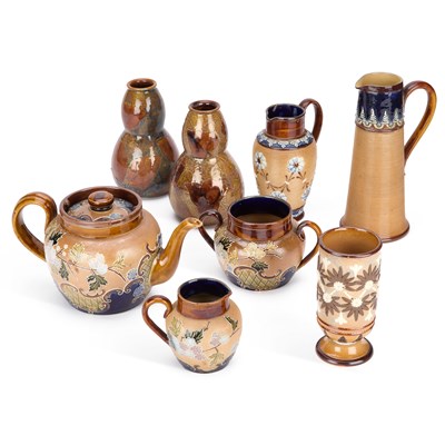 Lot 138 - A COLLECTION OF DOULTON STONEWARE