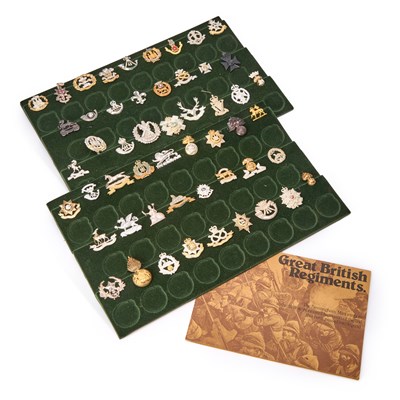 Lot 19 - TWO BIRMINGHAM MINT GREAT BRITISH REGIMENTS COLLECTORS DISPLAY TRAYS