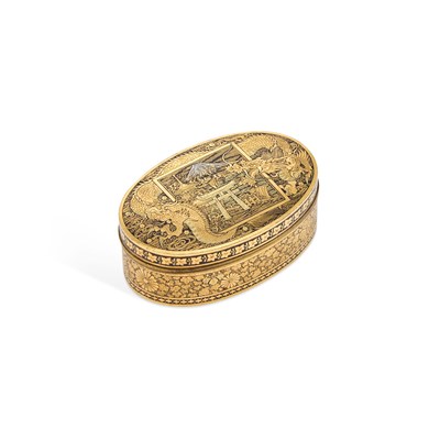 Lot 575 - A FINE JAPANESE DAMASCENED IRON BOX