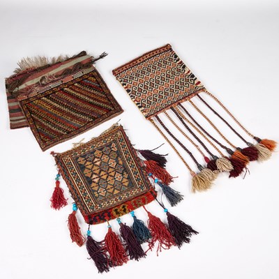 Lot 955 - THREE SADDLE BAGS