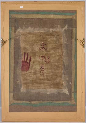 Lot 754 - A TIBETAN THANGKA