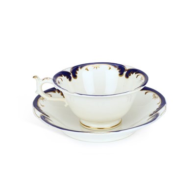 Lot 207 - A ROCKINGHAM PORCELAIN CUP & SAUCER