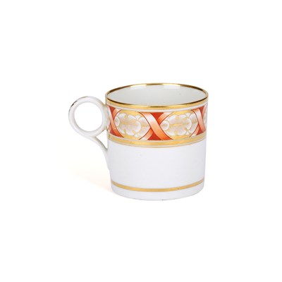 Lot 161 - A GRAINGERS WORCESTER PORCELAIN COFFEE CAN