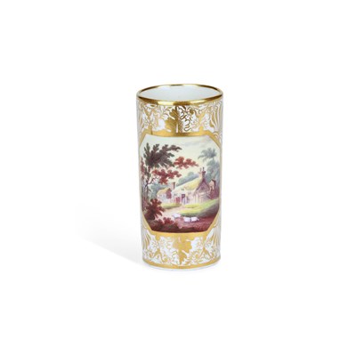 Lot 241 - A DERBY PORCELAIN SPILL VASE