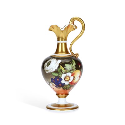 Lot 263 - A SPODE PORCELAIN EWER
