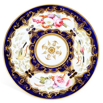Lot 193 - A COALPORT PORCELAIN PLATE