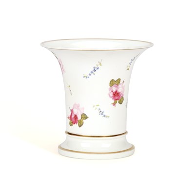 Lot 137 - A ROCKINGHAM PORCELAIN VASE