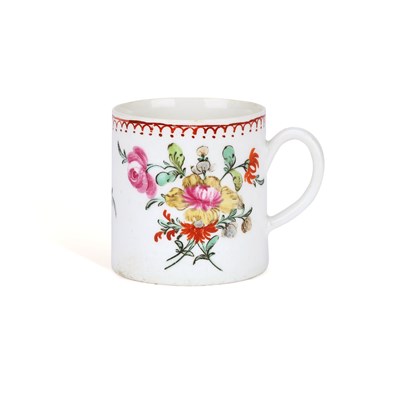 Lot 198 - A BOW PORCELAIN COFFEE CAN