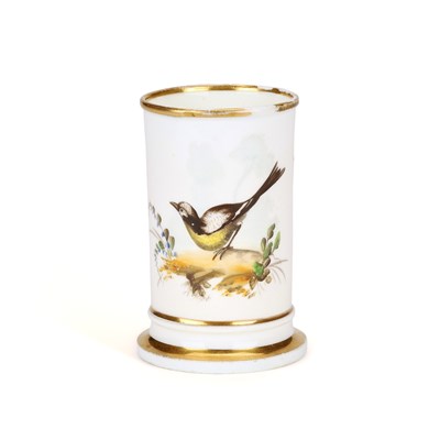 Lot 209 - A ROCKINGHAM PORCELAIN SPILL VASE