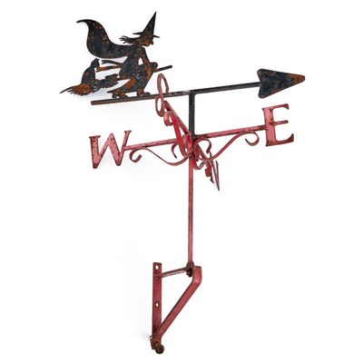 Lot 1129 - A WITCH WEATHERVANE