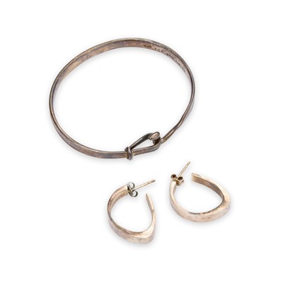 Lot 912 - A COLLECTION OF GEORG JENSEN SILVER JEWELLERY