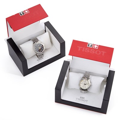 Lot 802 - TWO GENTS TISSOT WATCHES