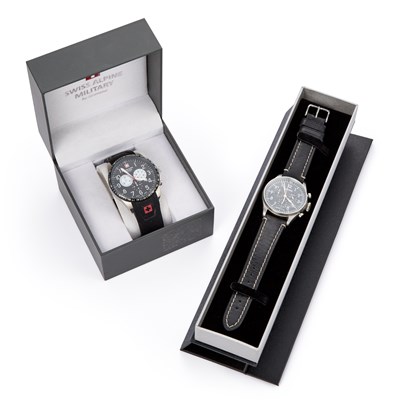 Lot 812 - A JUNKERS WATCH AND A SWISS ALPINE MILITARY WATCH