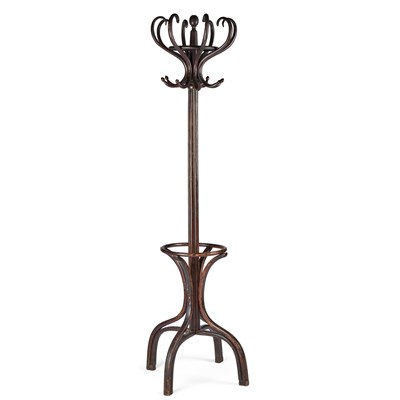 Lot 1063 - AN EARLY 20TH CENTURY BENTWOOD HAT AND COAT STAND