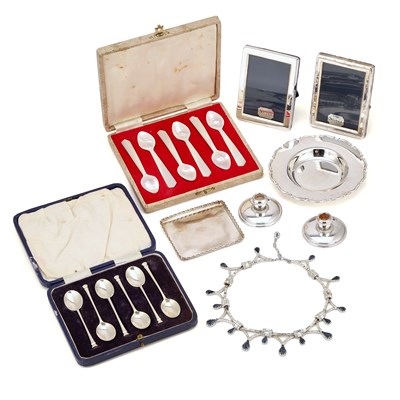Lot 495 - A GROUP OF SILVER
