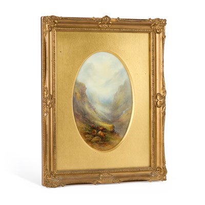 Lot 286 - A ROYAL WORCESTER PORCELAIN PLAQUE