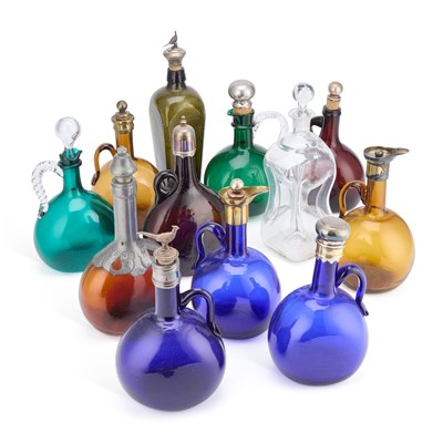 Lot 93 - A COLLECTION OF CLARET JUGS AND DECANTERS