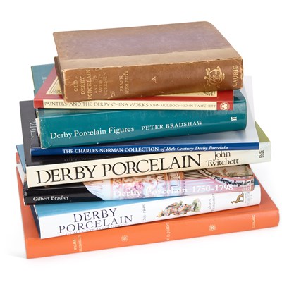 Lot 10 - A COLLECTION OF DERBY PORCELAIN REFERENCE BOOKS
