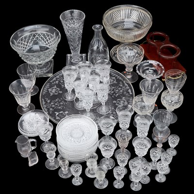 Lot 99 - A LARGE COLLECTION OF GLASS