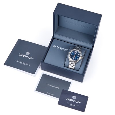 Lot 613 - A GENTS STEEL TAG HEUER FORMULA 1 BRACELET WATCH