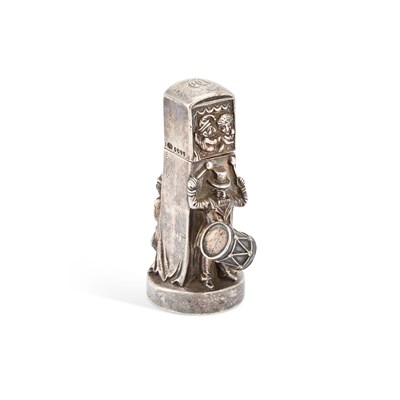 Lot 378 - A RARE VICTORIAN SILVER NOVELTY VESTA CASE