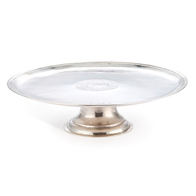 Lot 463 - A GEORGE I BRITANNIA STANDARD SILVER TAZZA