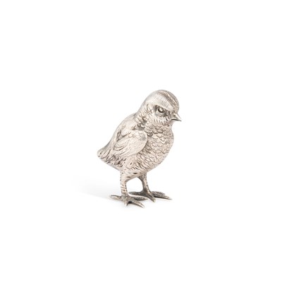 Lot 387 - A VICTORIAN SILVER NOVELTY PEPPER POT
