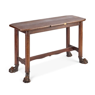 Lot 1036 - A ROSEWOOD SIDE TABLE