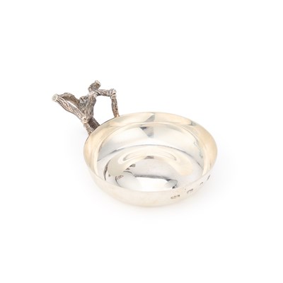 Lot 306 - AN ELIZABETH II SILVER WINE TASTER