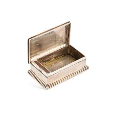 Lot 366 - A GEORGE V SILVER TABLE VESTA