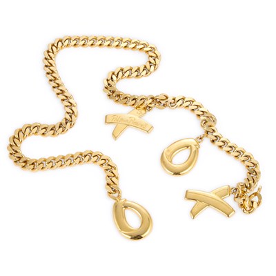 Lot 649 - A PALOMA PICASSO 'XOXO' CHAIN BELT