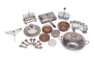 Lot 175 - A COLLECTION OF SILVER PLATE