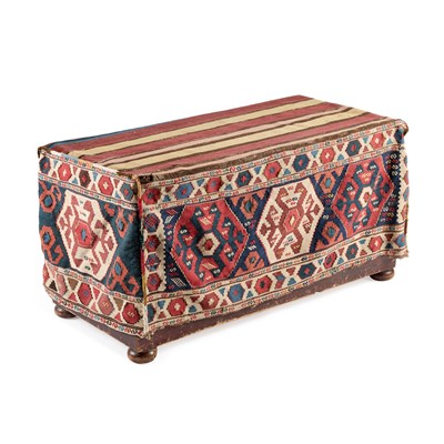 Lot 953 - A PERSIAN BEDDING BAG
