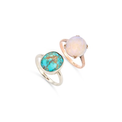 Lot 773 - TWO GEM-SET RINGS